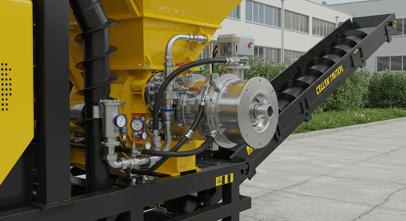 Cellular Concrete Machine Pump